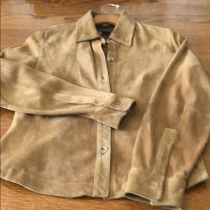 Banana Republic suede shirt